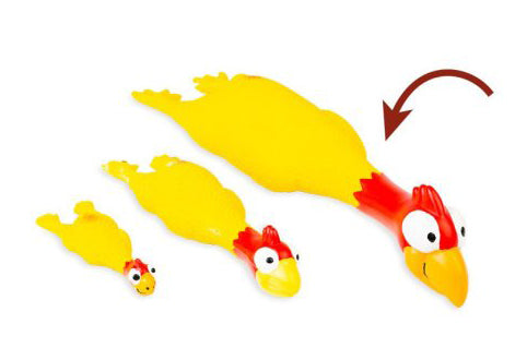Latexhuhn mit Quietscher – Hundespielzeug Latexhuhn mit Quietscher – Hundespielzeug